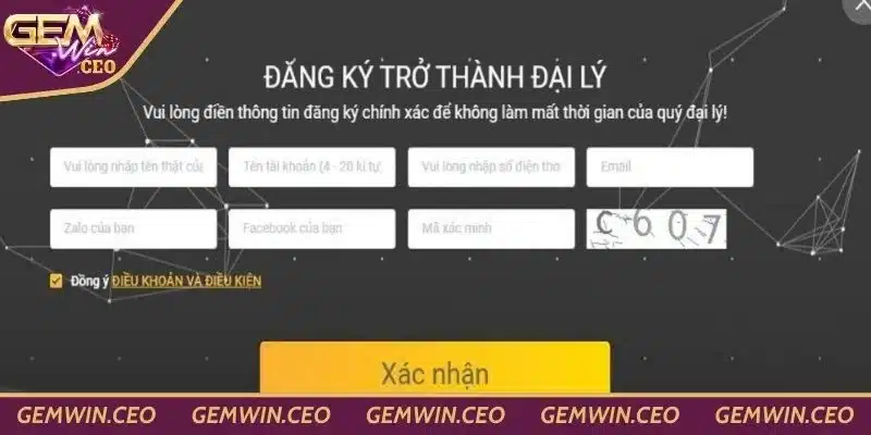 Quy trình đăng ký làm đại lý Gemwin cực đơn giản
