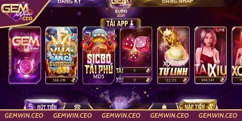 Tận hưởng vô vàn ưu điểm khi đăng ký Gemwin