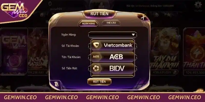 Điều kiện rút tiền Gemwin hội viên cần nhớ