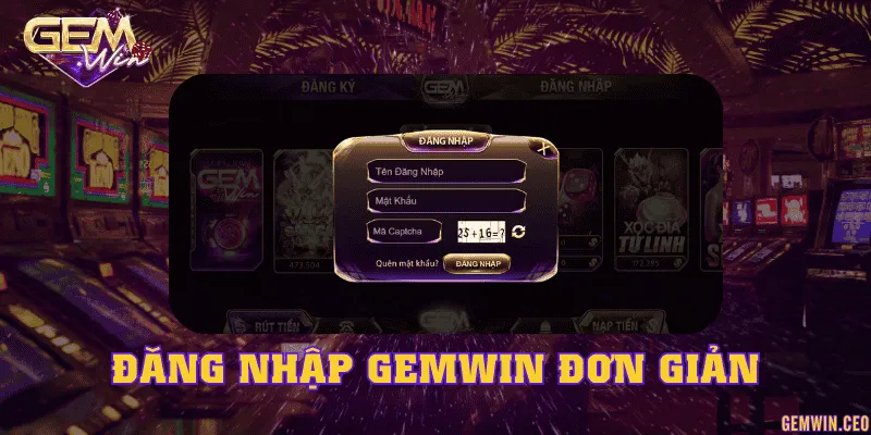 Đăng nhập Gemwin